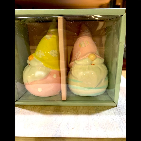 Easter Gnome Salt and Pepper Shakers